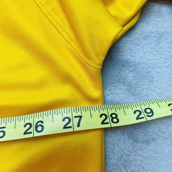 Official Sports Soccer Referee Jersey Size XXL Yellow Long Sleeve 2011 Patch - Picture 7 of 8